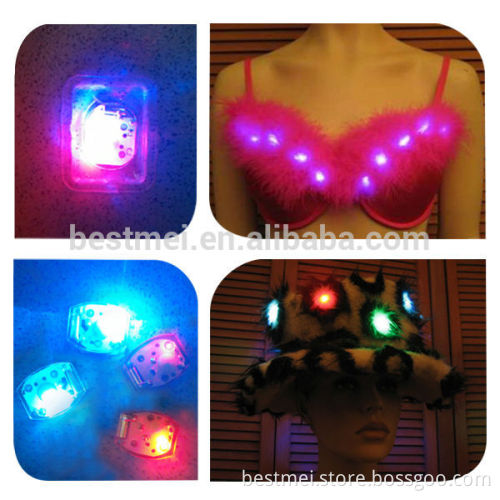 waterproof mini flash LED clothing light